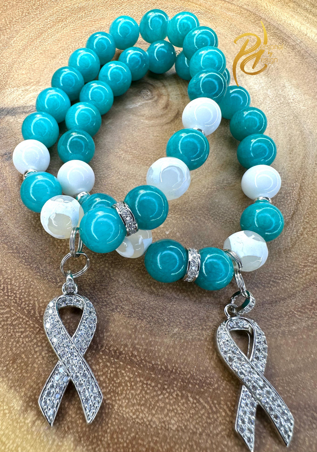 Teal Awareness Bracelet